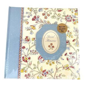 New Scrapbooking Photo Floral Album By New Seasons Special Memories 12" x 12"